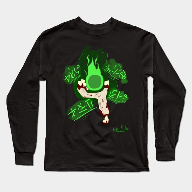 FireBall (T-Shirt Large Scale) Long Sleeve T-Shirt by PreZer0